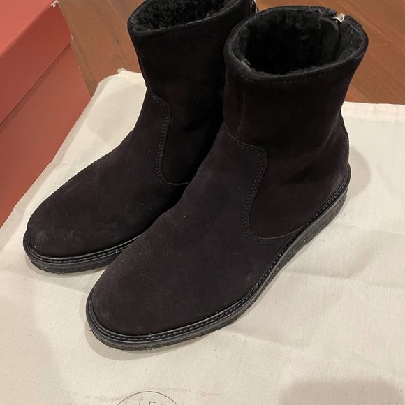 WANT LES Stevens Zip Boot with Genuine Shearling - Picture 7 of 9